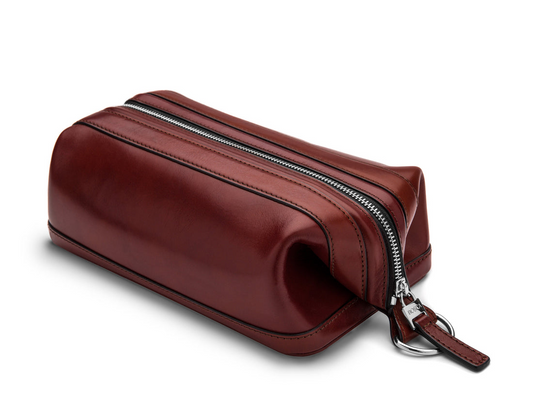 OLD LEATHER 10" ZIPPER UTILIKIT - DARK BROWN