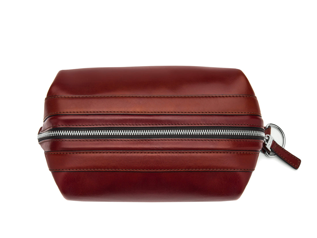 OLD LEATHER 10" ZIPPER UTILIKIT - DARK BROWN