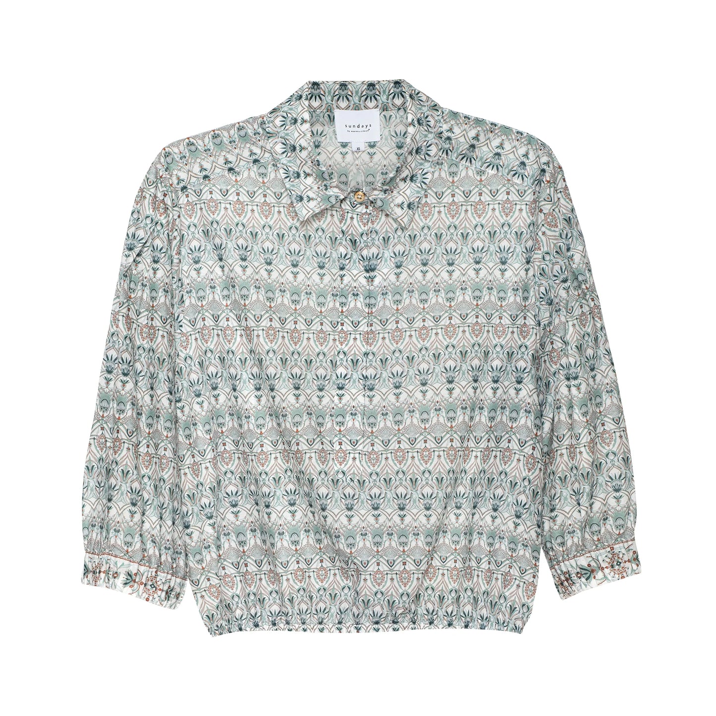 DAMASK BROOKLYN SHIRT - DAMASK WILLOW