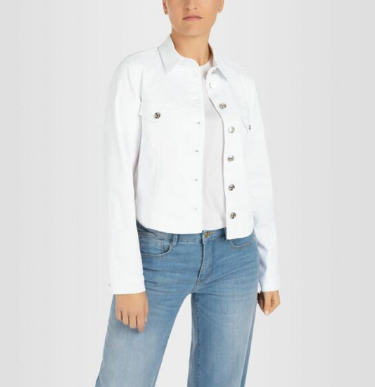 RICH DENIM JACKET - WHITE DENIM