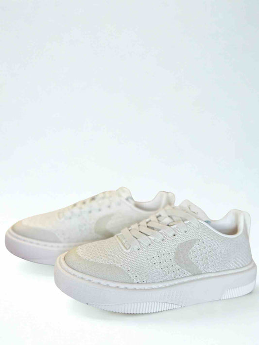 GEMINI KNIT SNEAKER - WHITE