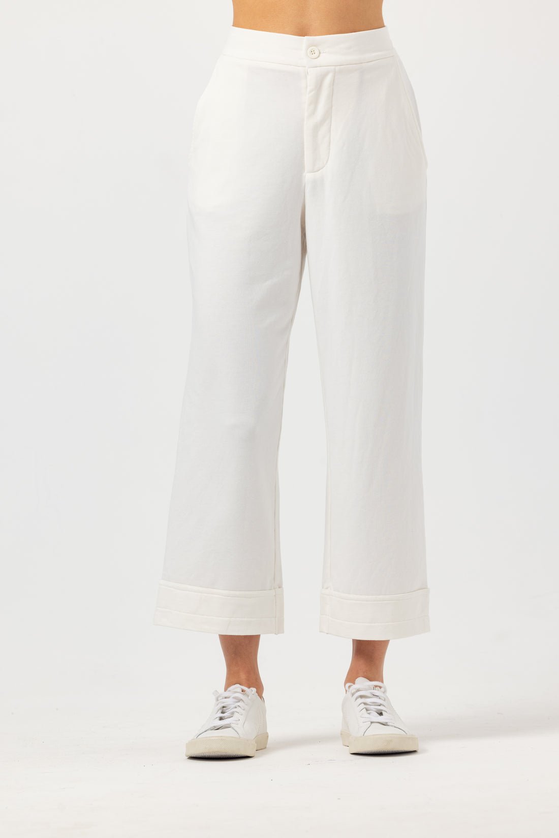 LUCIA CROPPED PANT - COCONUT MILK