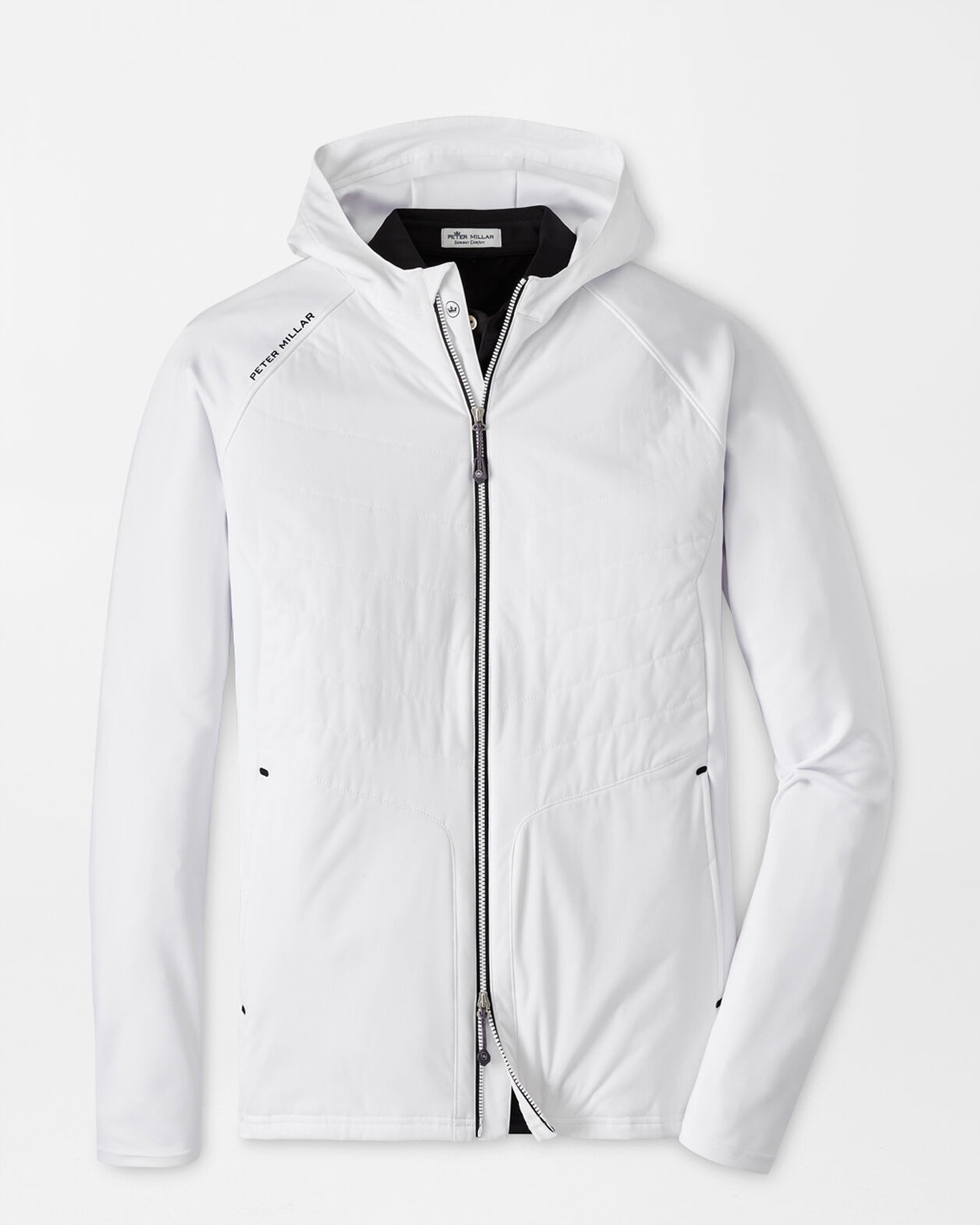 Merge stretch full deals zip hybrid jacket