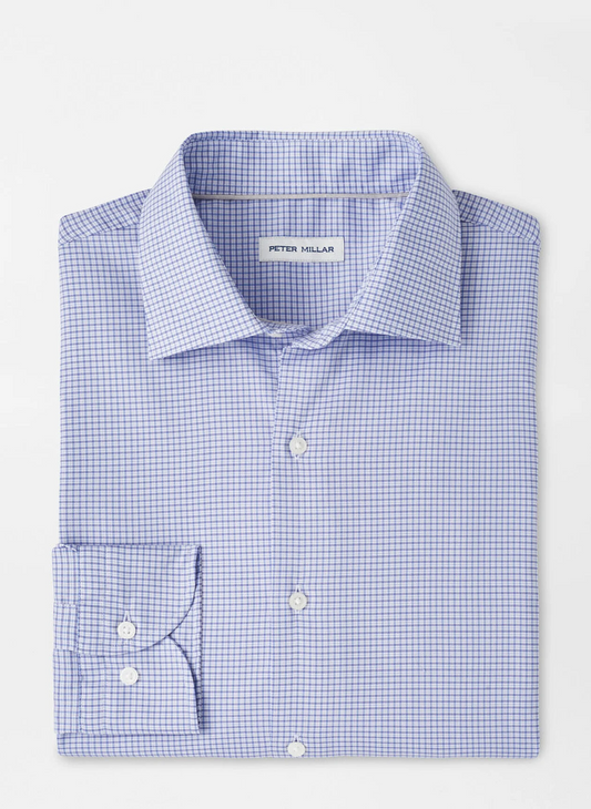 JACKSON CROWN LITE COTTON STRETCH SHIRT - DEEP VIOLET