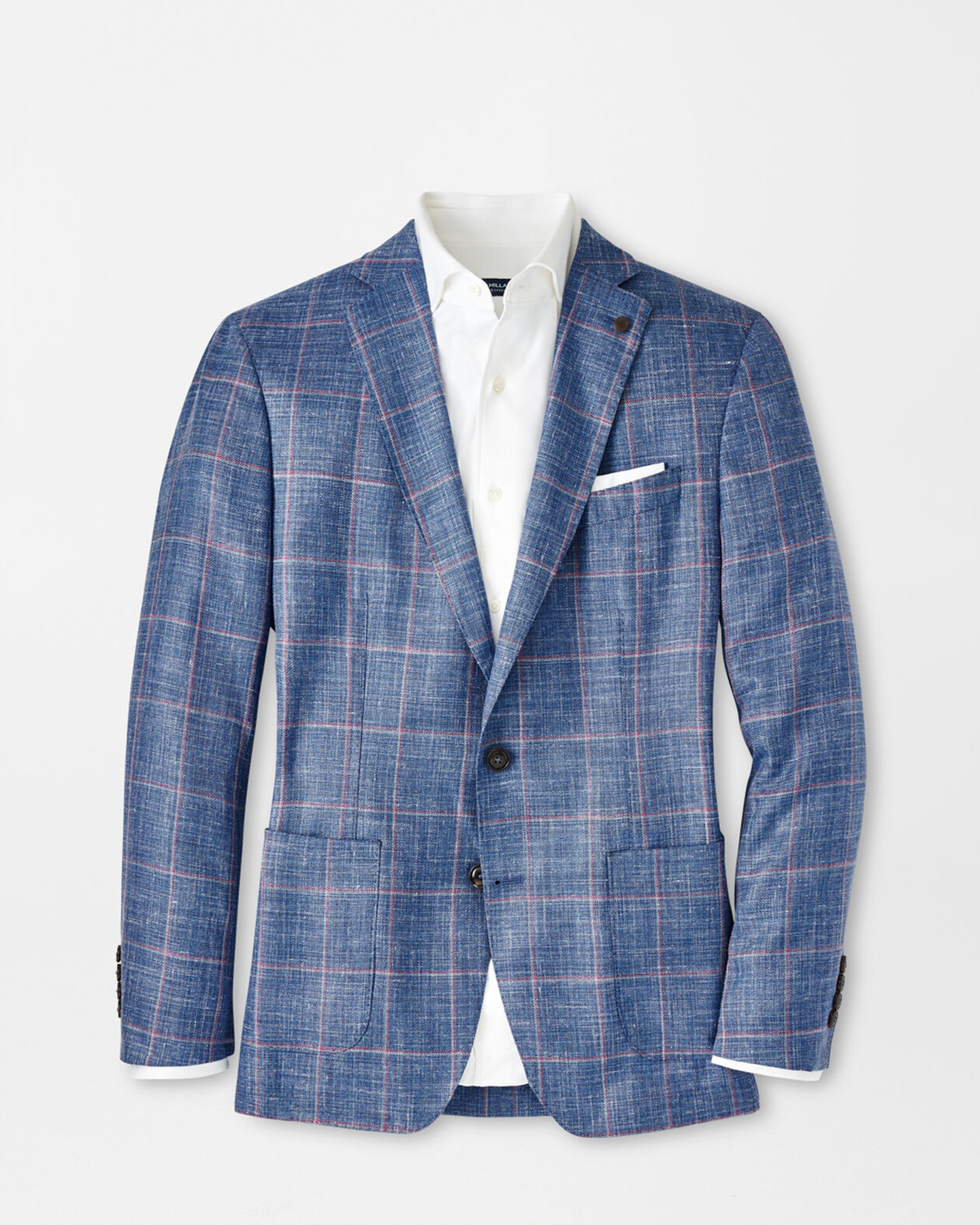 ROSEVILLE WINDOWPANE SOFT JACKET - BLUE PEARL