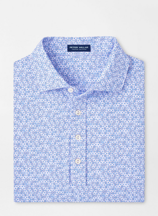 AVENUE PERFORMANCE JERSEY POLO - LAVENDER MOON