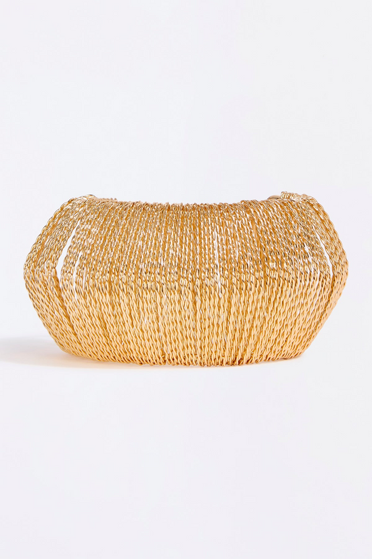 GOLD TONE MULTI STRAND BRACELET