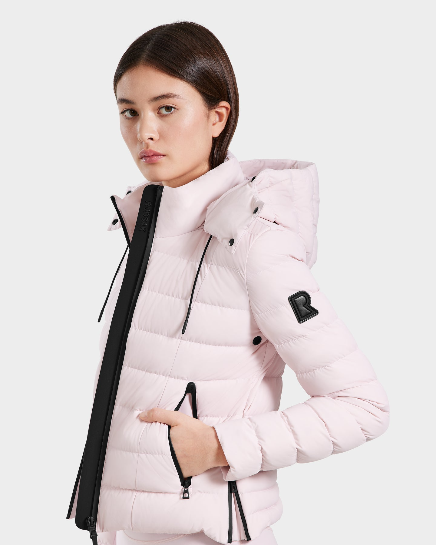 MELISSA MATTE LIGHTWEIGHT DOWN JACKET - LIGHT PINK