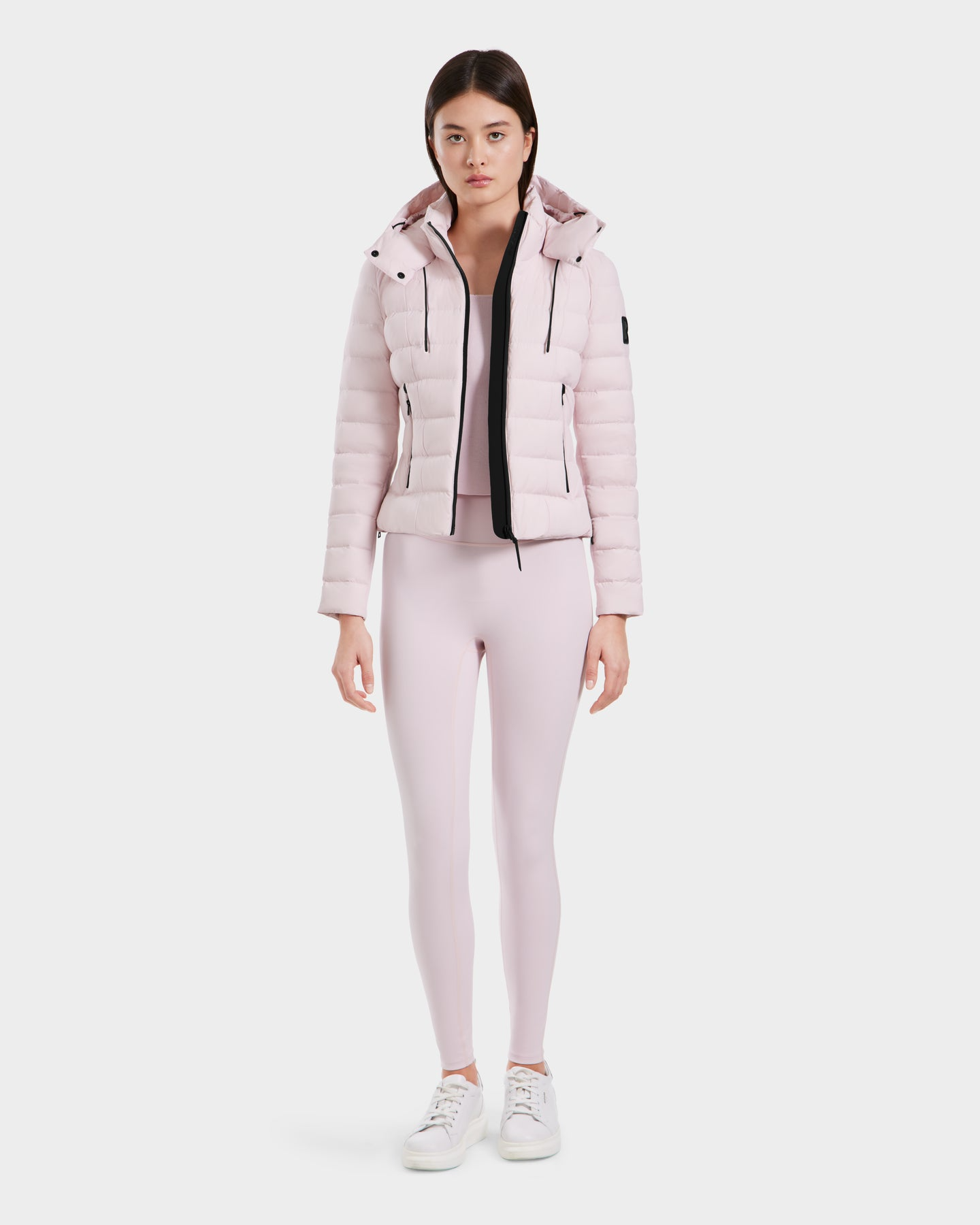 MELISSA MATTE LIGHTWEIGHT DOWN JACKET - LIGHT PINK