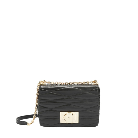 FURLA 1927 CROSSBODY SMALL BAG - BLACK