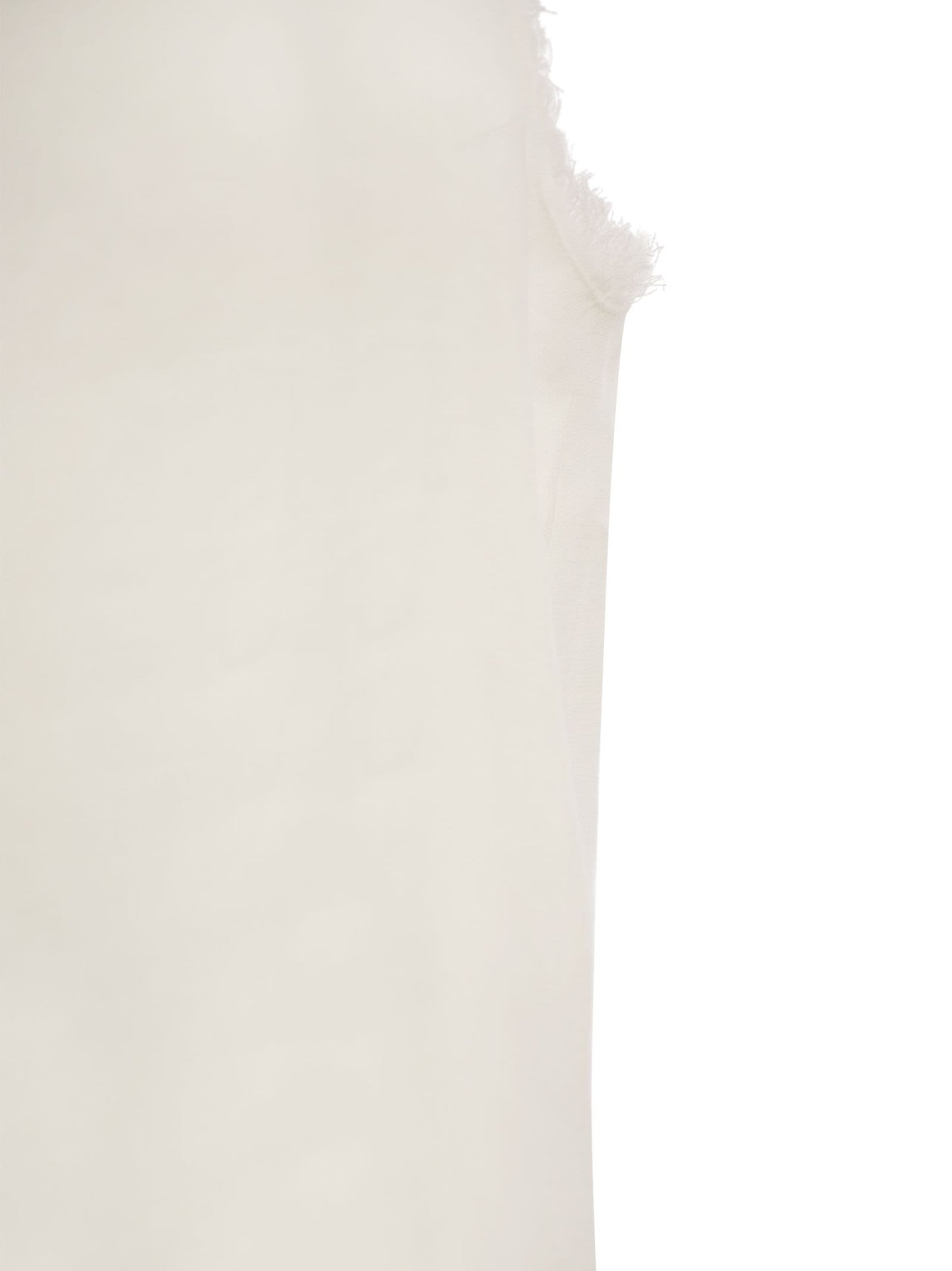 CHARLES LINEN BLEND SLEEVELESS TOP - WHITE