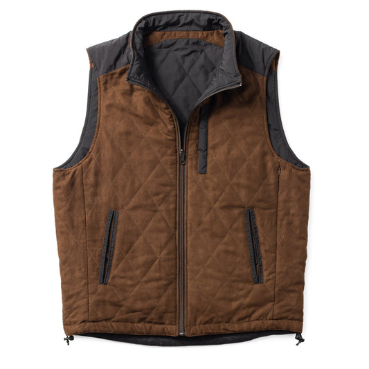 HIGH POINT REVERSIBLE VEST - BLACK & BROWN