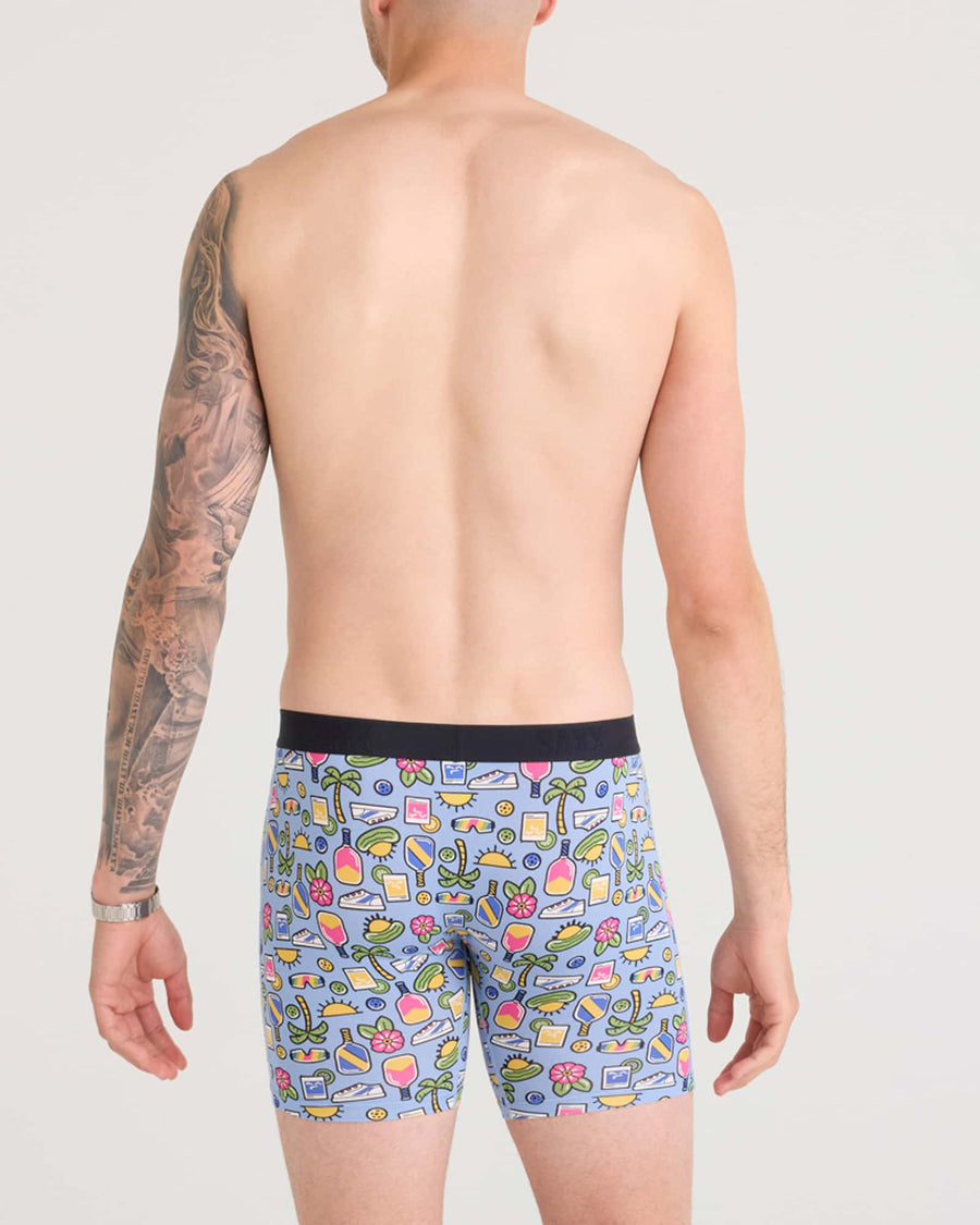 VIBE BOXER BRIEF - PICKLEBALL PARADISE BLUE