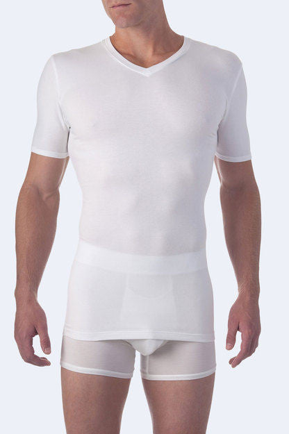 HIGH V-NECK NECK COOL COTTON TSHIRT