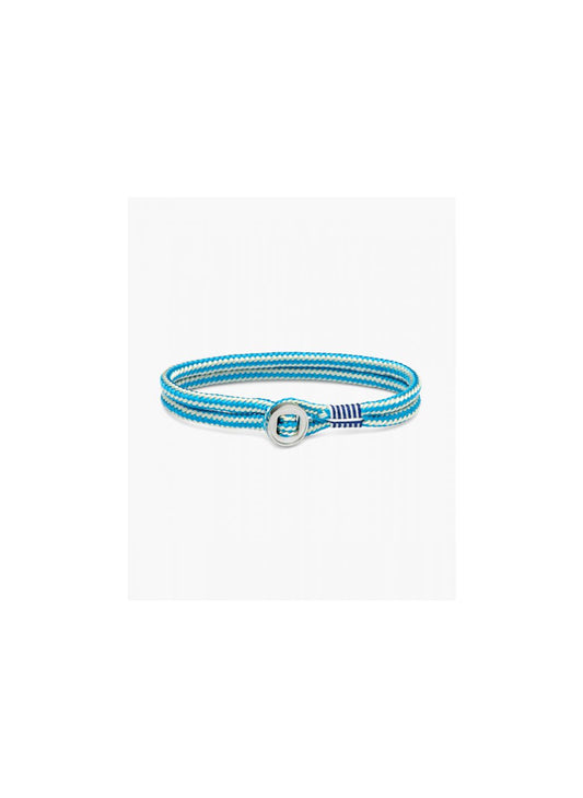 DON DINO BRACELET IVORY LT BLUE - SILVER