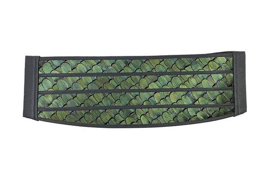 KIRBY FEATHER CUMMERBUND