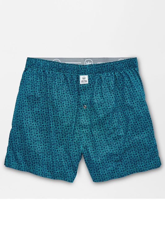 KNOCK OUT PERFORMANCE BOXER SHORT - LILY PAD