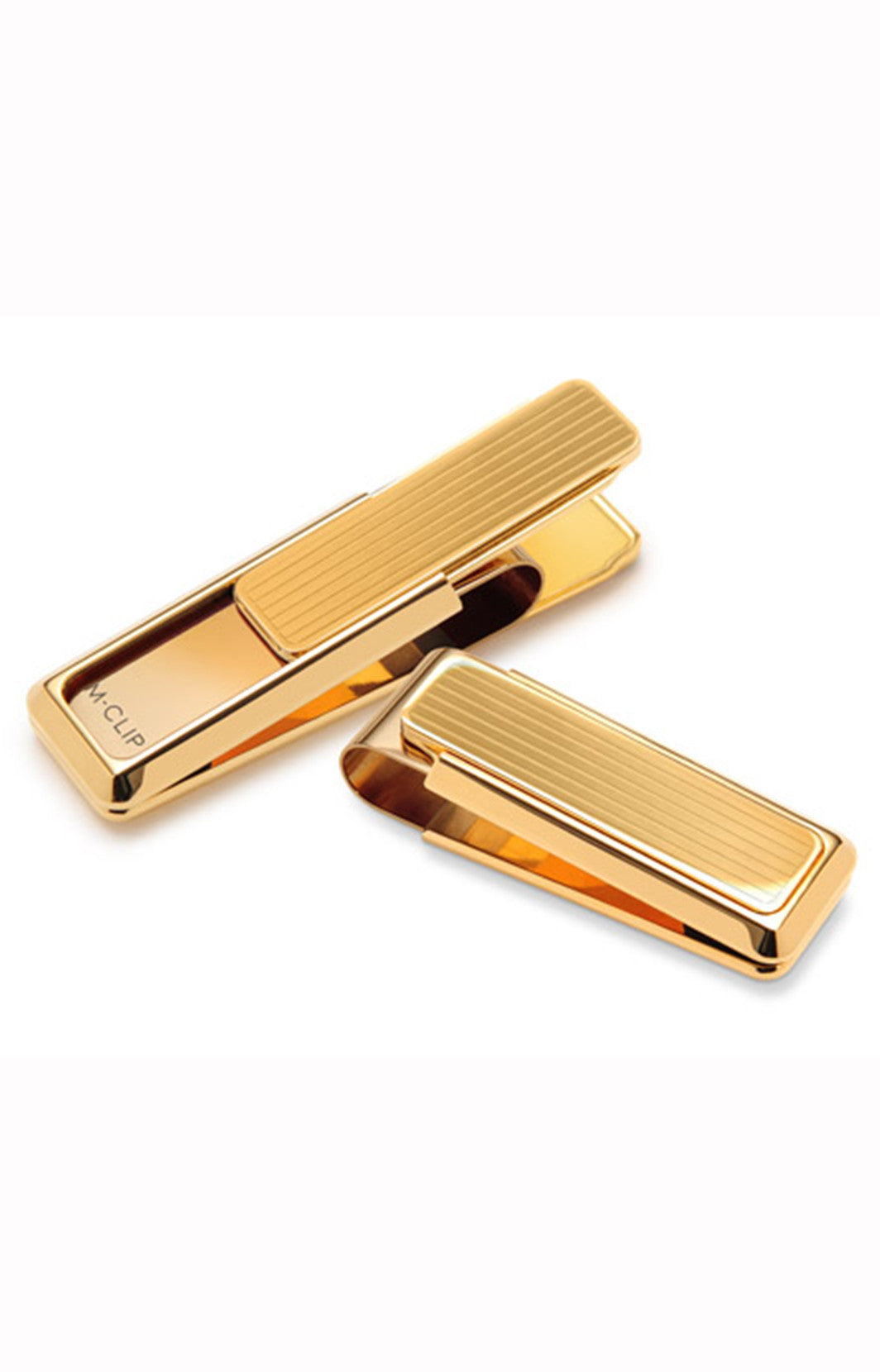 NEW YORKER GOLD CHANNELED SLIDE MONEY CLIP – TJ Bailey's