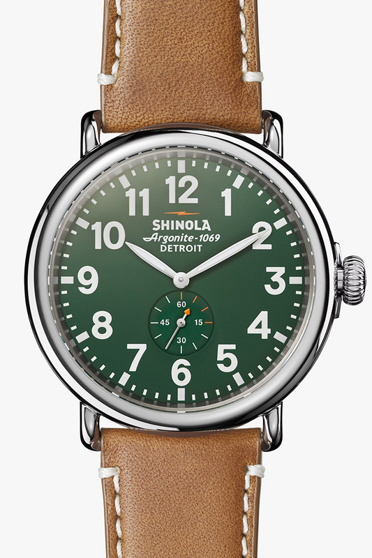 RUNWELL 47MM GREEN SHINOLA WATCH