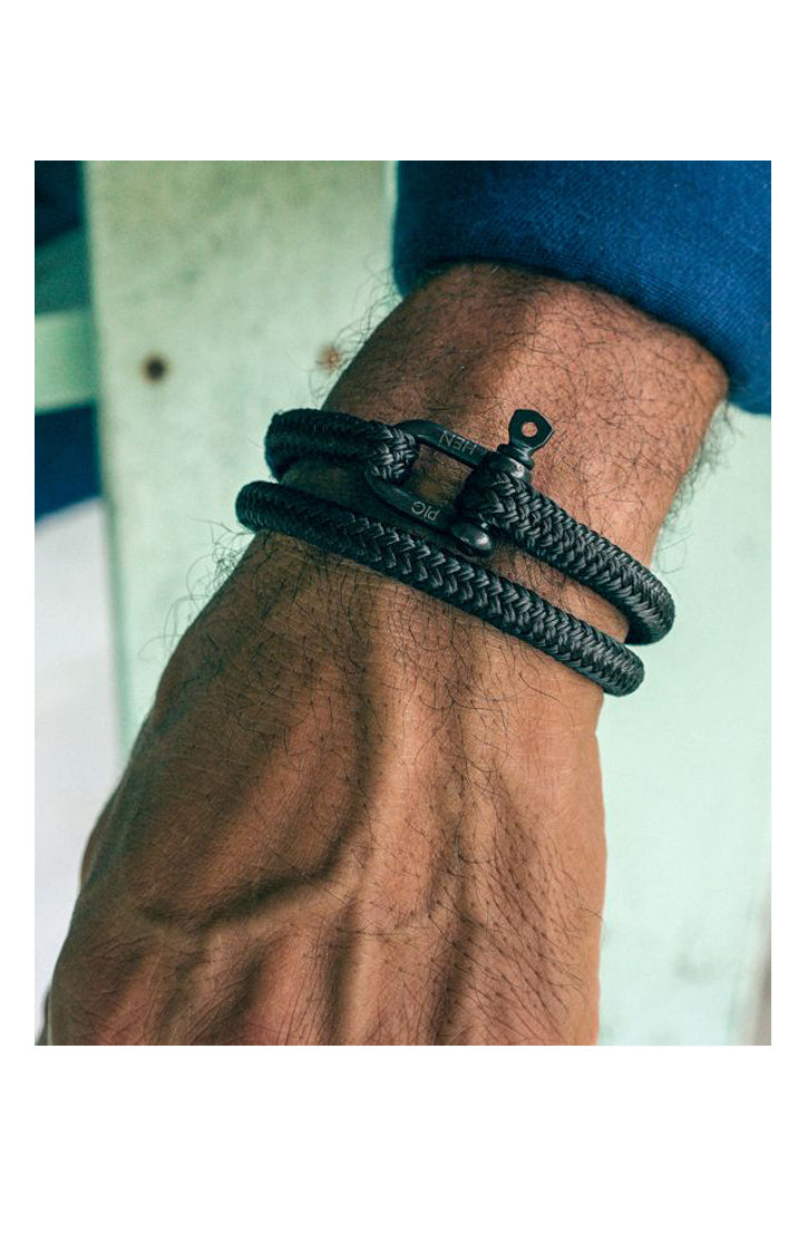 SALTY STEVE BRACELET - BLACK-BLACK