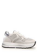 MARAN MESH CALF SKIN SHOE - ICE