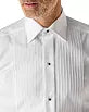 LUREX BIB IVORY TUXEDO SHIRT