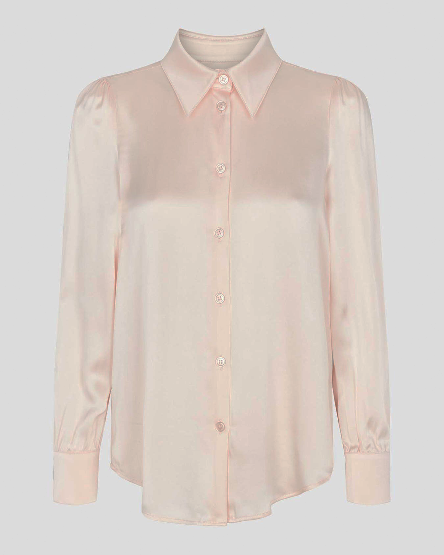 MATT LATIA PUFF SLEEVE BLOUSE - BLUSH