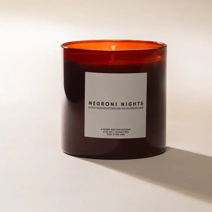 NEGRONI NIGHTS SOY COCONUT WAX CANDLE