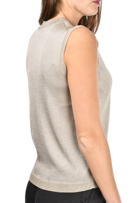 GOLD TONE LUREX TANK