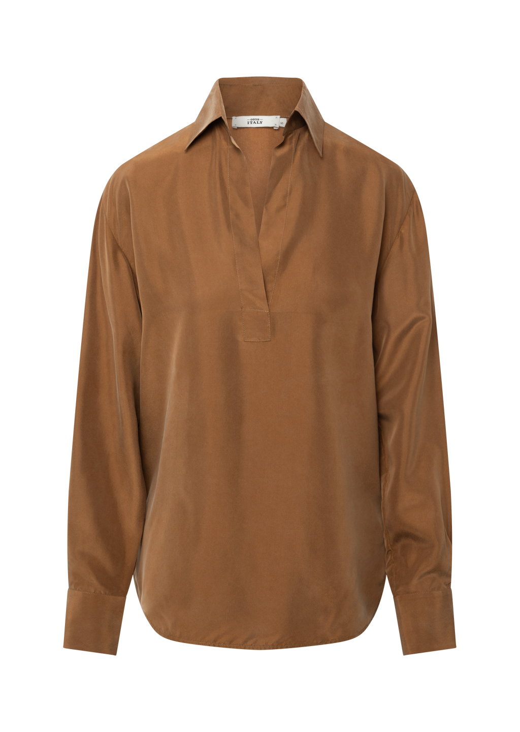 ELDA COPPER WASHED SILK BLOUSE
