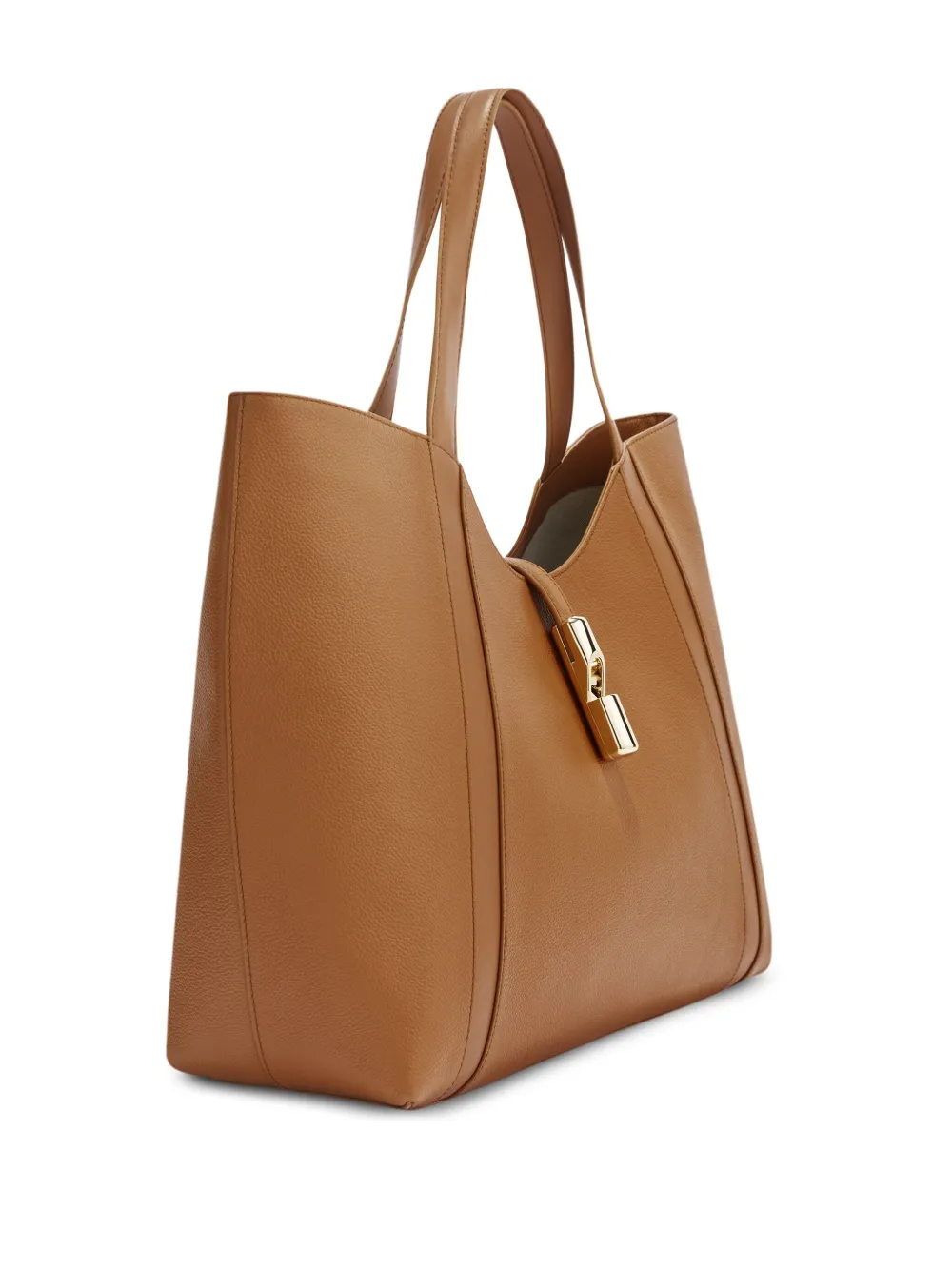 FURLA GOCCIA SHOULDER XL BAG - BRANDY