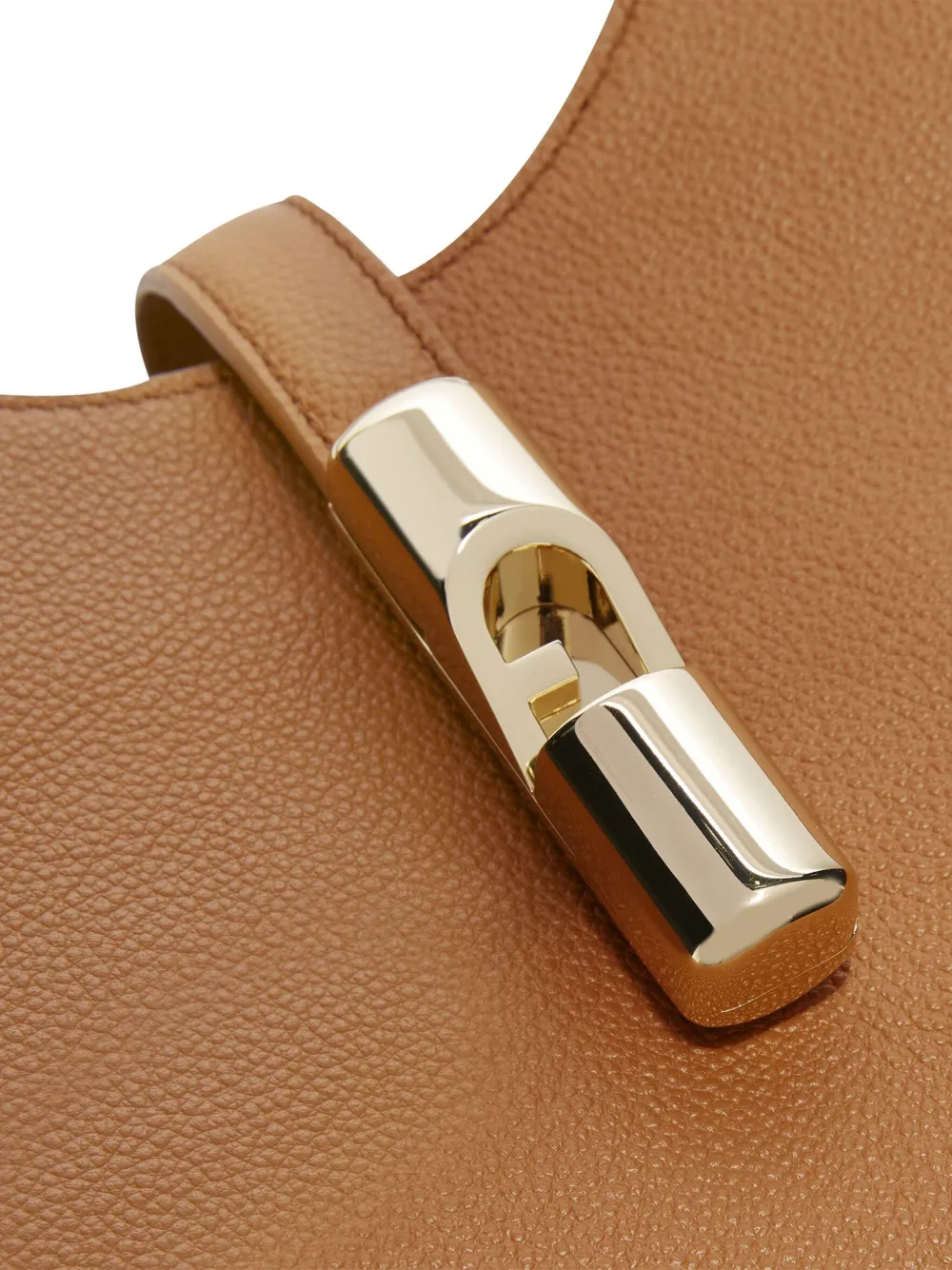 FURLA GOCCIA SHOULDER XL BAG - BRANDY