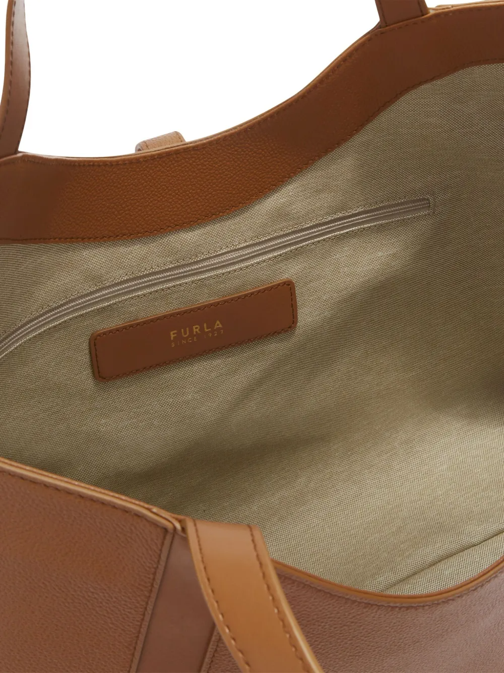 FURLA GOCCIA SHOULDER XL BAG - BRANDY