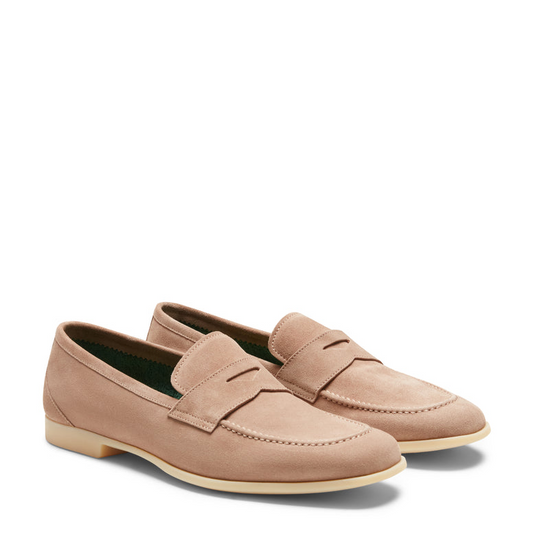 YORK SUEDE YACHT LOAFER - CAMEL