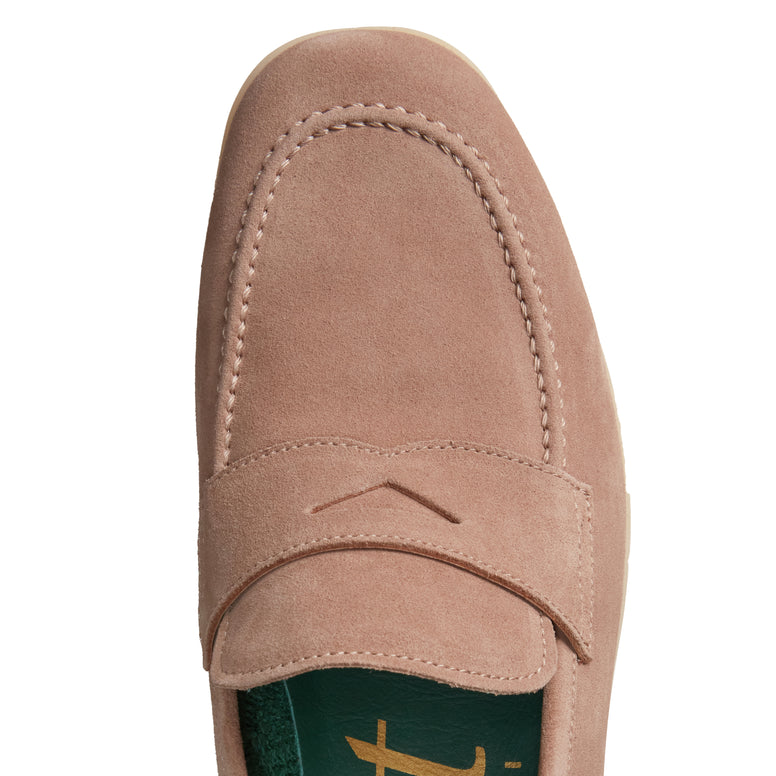 YORK SUEDE YACHT LOAFER - CAMEL