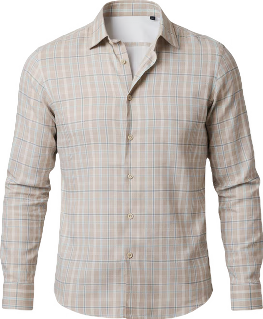 MOVEMENT MONTEREY SHIRT - SANDY REEF PLAID