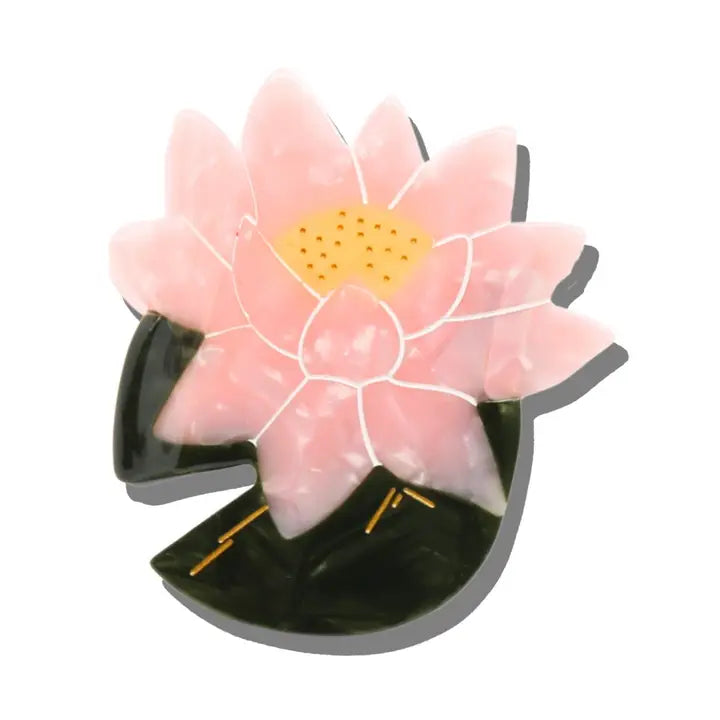 HAND PAINTED JAPANESE LILY CLAW CLIP