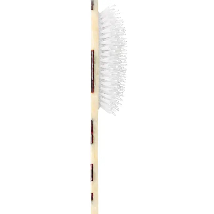 HAND PAINTED COWHIDE BRUSH