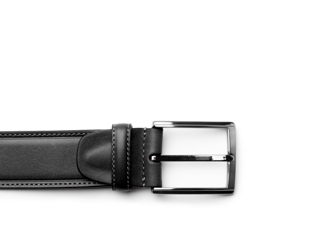 OLD LEATHER ITALIA SALERNO BELT - BLACK