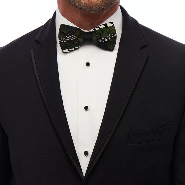 BONDURANT FEATHER BOW TIE