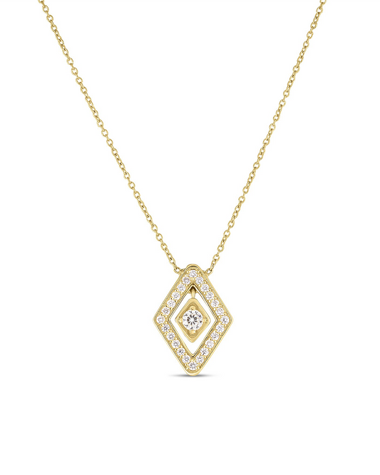 18K YG DIAMANTE SMALL DIAMOND NECKLACE