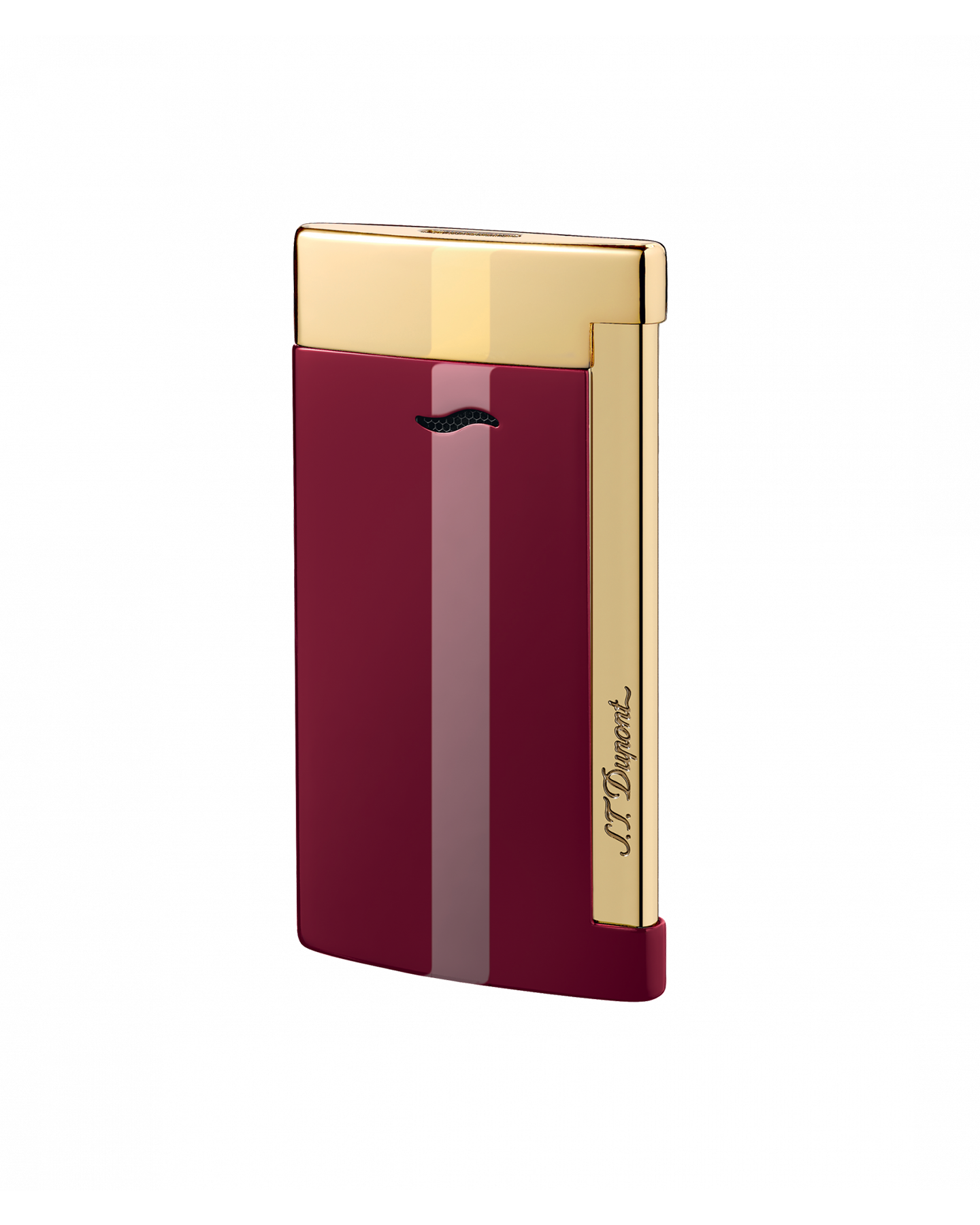 SLIM 7 RED AND GOLDEN FINISH LIGHTER