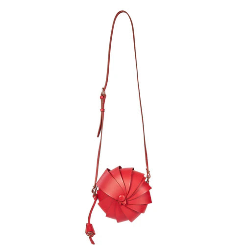 NORMA LEATHER PURSE - ROSSO