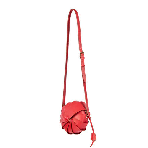 NORMA LEATHER PURSE - ROSSO