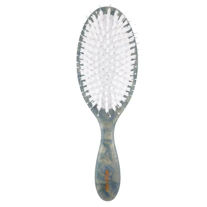 HAND PAINTED HORSE AMAZING DAY BRUSH- BLUE