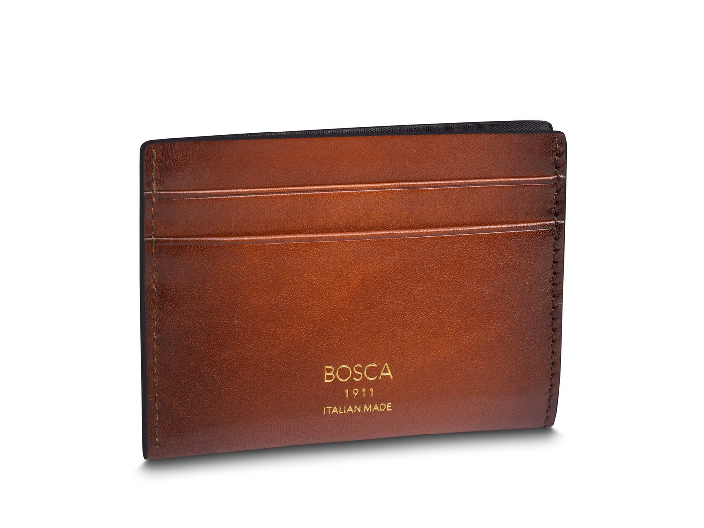HARD BURNISHED ITALIA WEEKEND WALLET - TAN