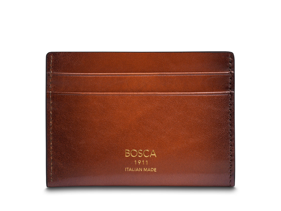 HARD BURNISHED ITALIA WEEKEND WALLET - TAN