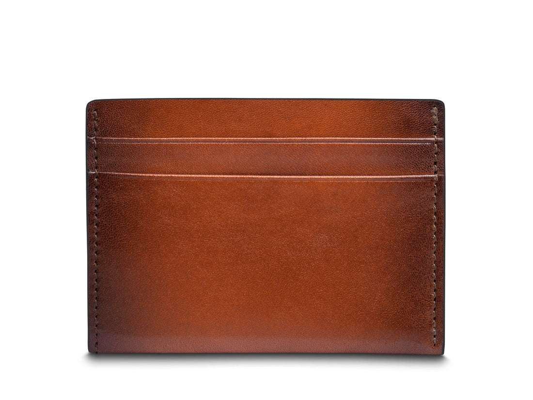 HARD BURNISHED ITALIA WEEKEND WALLET - TAN