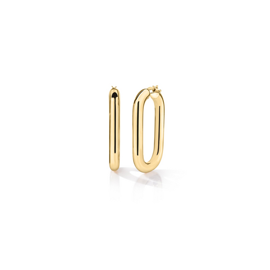 18K YG ORO CLASSIC EARRINGS