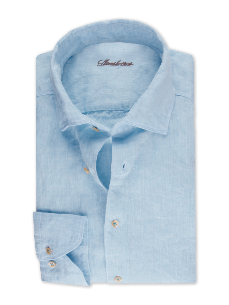 LIGHT BLUE LINEN SHIRT